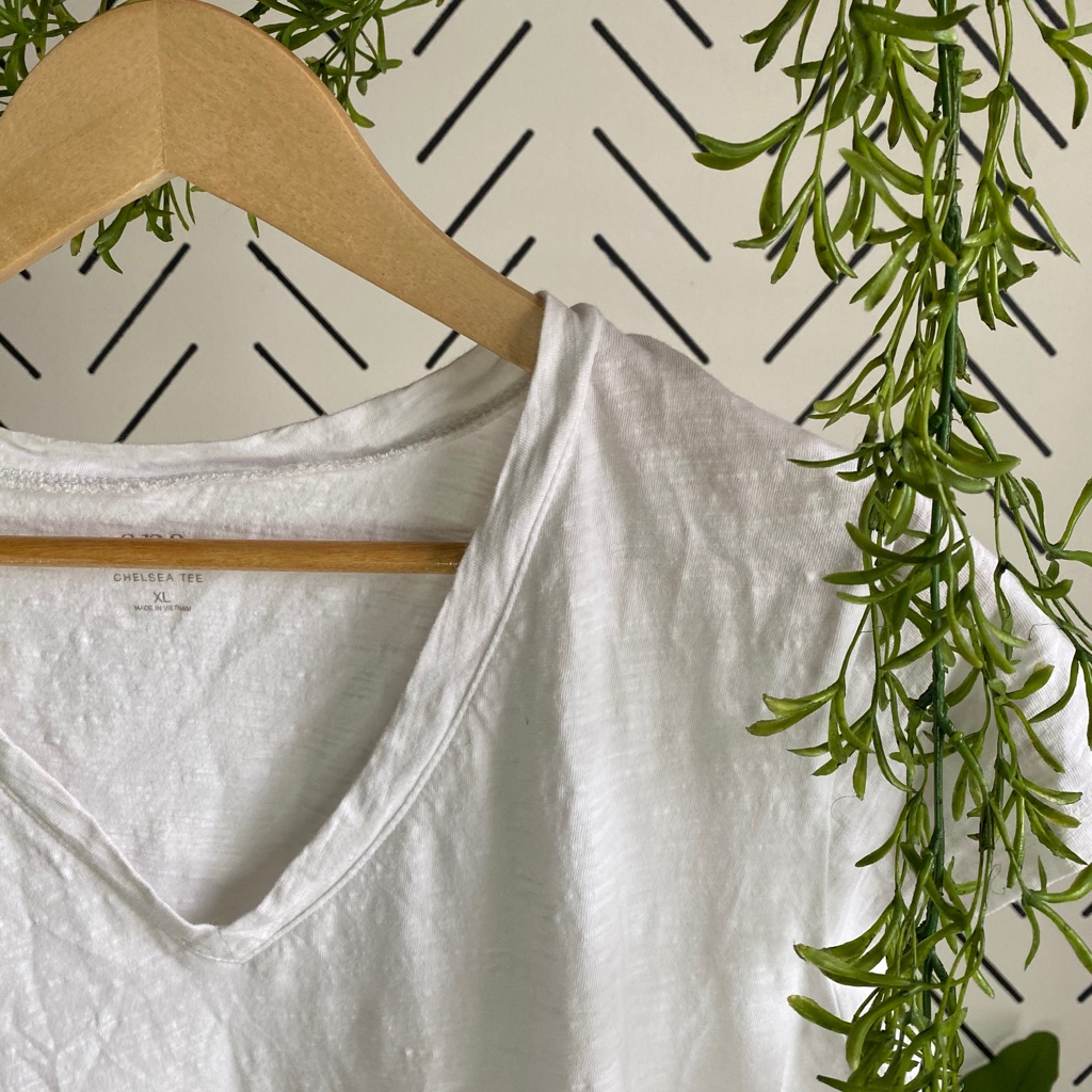 3/$15 Basic White Tee